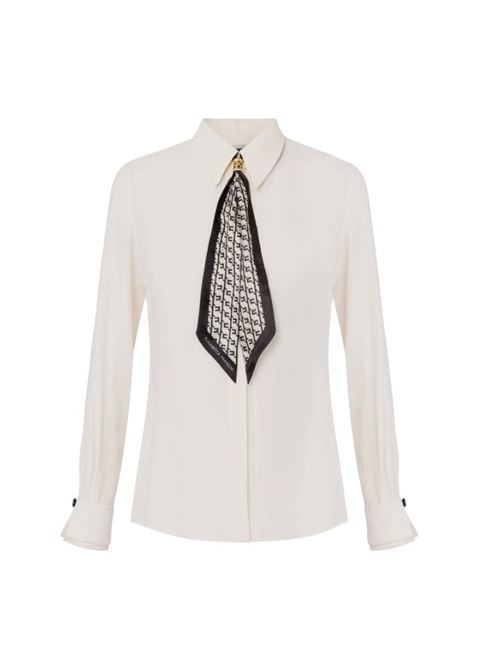 Camicia in georgette con foulard ELISABETTA FRANCHI | CA09356E2.DZ9